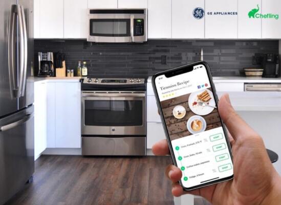 通用GE家电联手烹饪平台SideChef共同创建智慧厨房 通用GE家电联手烹饪平台SideChef共同创建智慧厨房