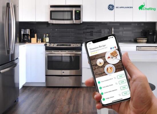 通用GE家电联手烹饪平台SideChef共同创建智慧厨房