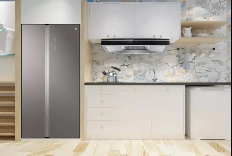 GE独立式对开门冰箱为您提供智能与新鲜