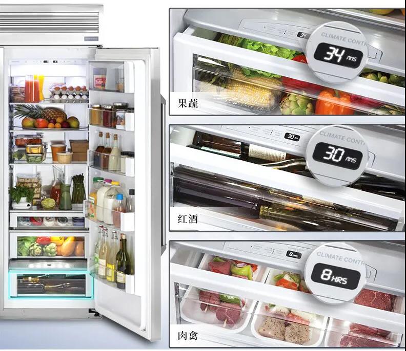 GE Appliances不锈钢对开门冰箱充分满足每家“囤货”需求