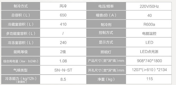 通用GE对开门冰箱GFC65011ASS海纳美味珍藏原鲜